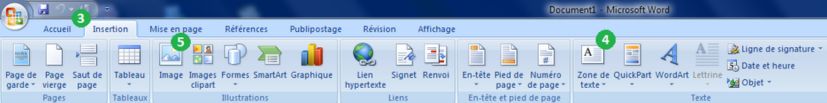 Personnalisation affiche avec Word